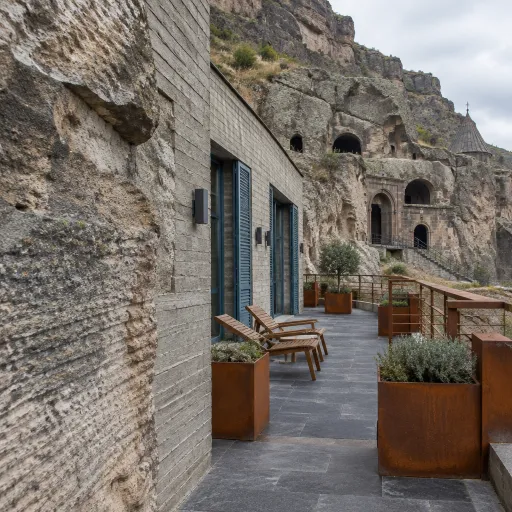Geghard Armenia: staying in style near a rock carved monastery complex
